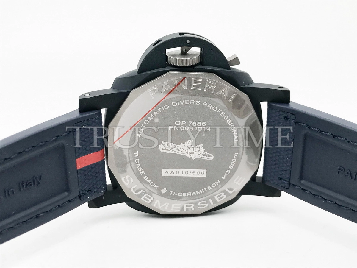 Копия часов Panerai Submersible QuarantaQuattro Luna Rossa Ti-Ceramitech™ PAM01543 Арт.PN-0918