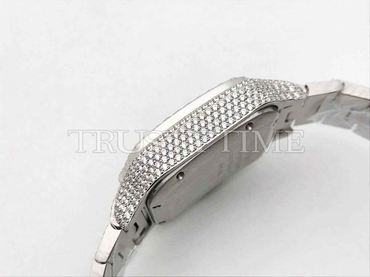 Копия часов Cartier Santos De Cartier 40 WSSA0018 Diamonds Арт.CR-0926