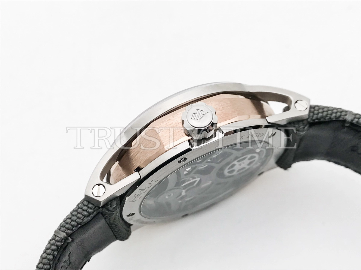 Копия часов Audemars Piguet Royal Oak Tourbillon Openworked 26600CR.OO.D009KB.01 Арт.AP-1181