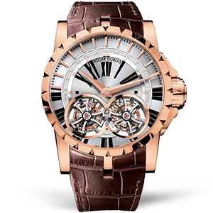 Копия часов Roger Dubuis Excalibur Double Flying Tourbillon 45mm RDDBEX0249 Арт.RG-0419