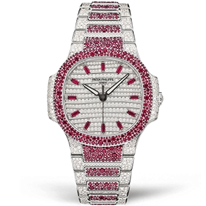 Копия часов Patek Philippe Nautilus Haute Joaillerie 35mm 7118-1452G-001 Арт.PP-0825