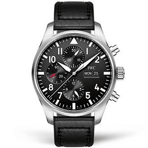 Копия часов IWC Pilot's Watch Chronograph 43mm IW377709 Арт.IW-0813