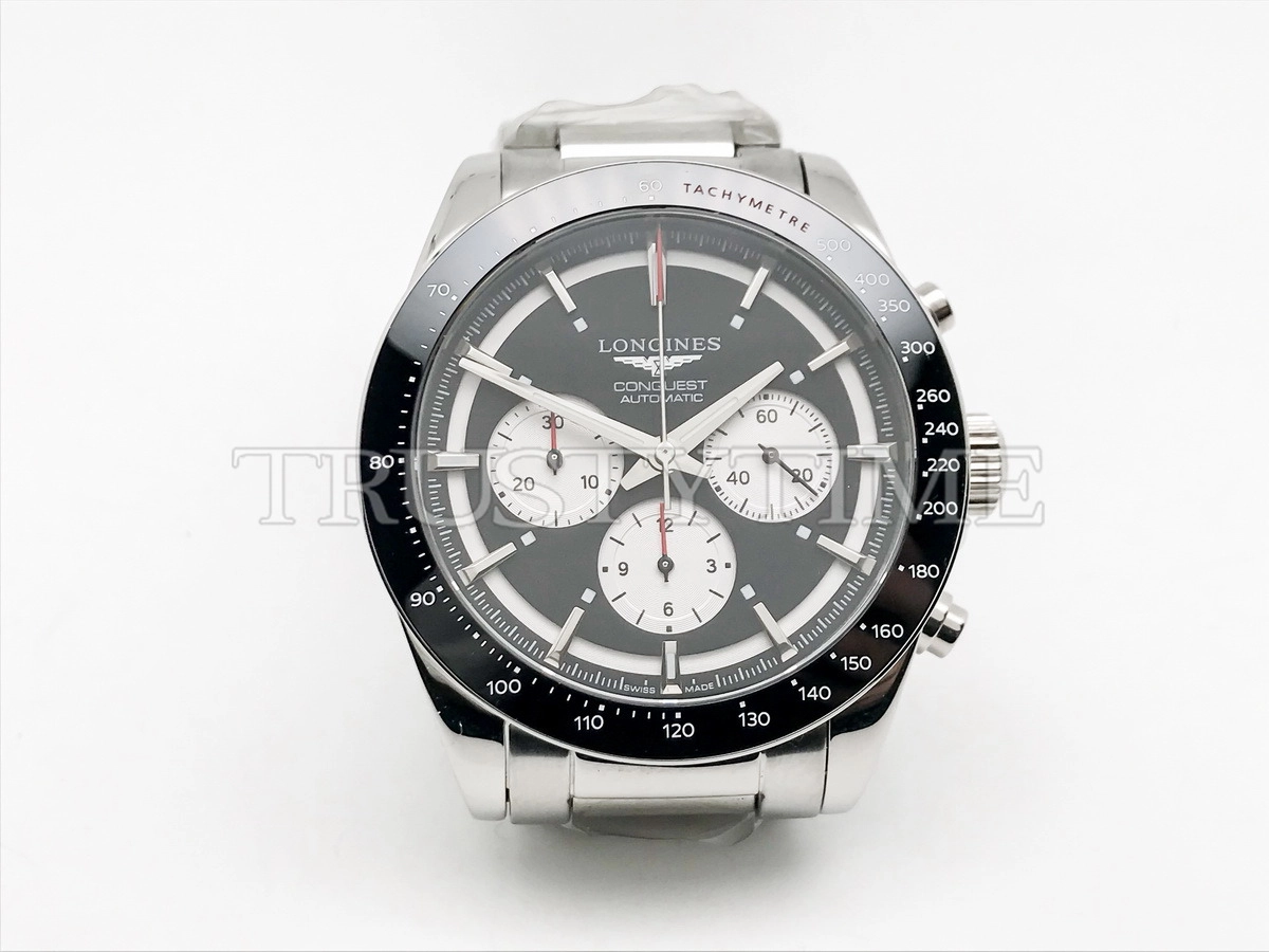 Копия часов Longines Conquest Chronograph 42 L3.835.4.52.6 Арт.LN-0424