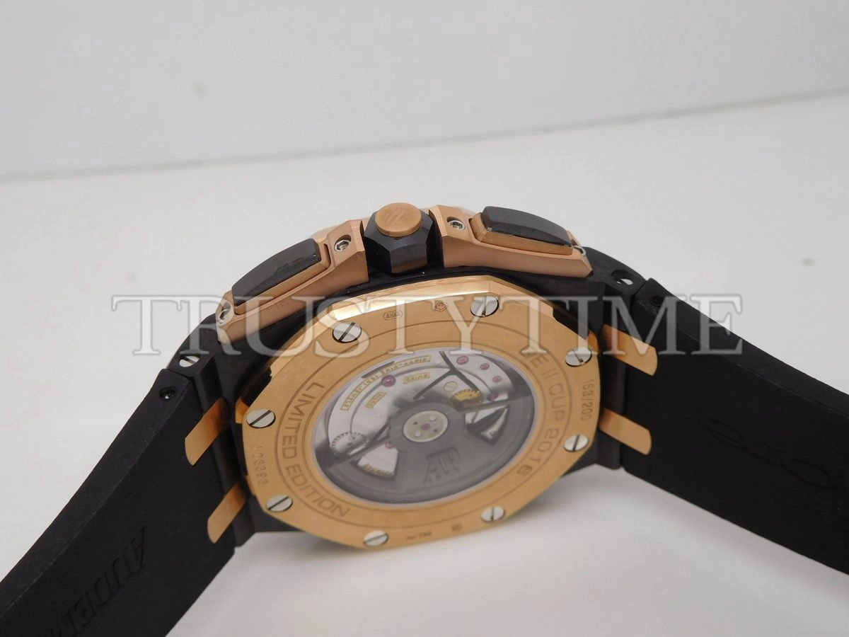 Копия часов Audemars Piguet Royal Oak Offshore Chronograph "QE II CUP 2016" 26406FR.OO.A002CA.01 Арт.AP-0864