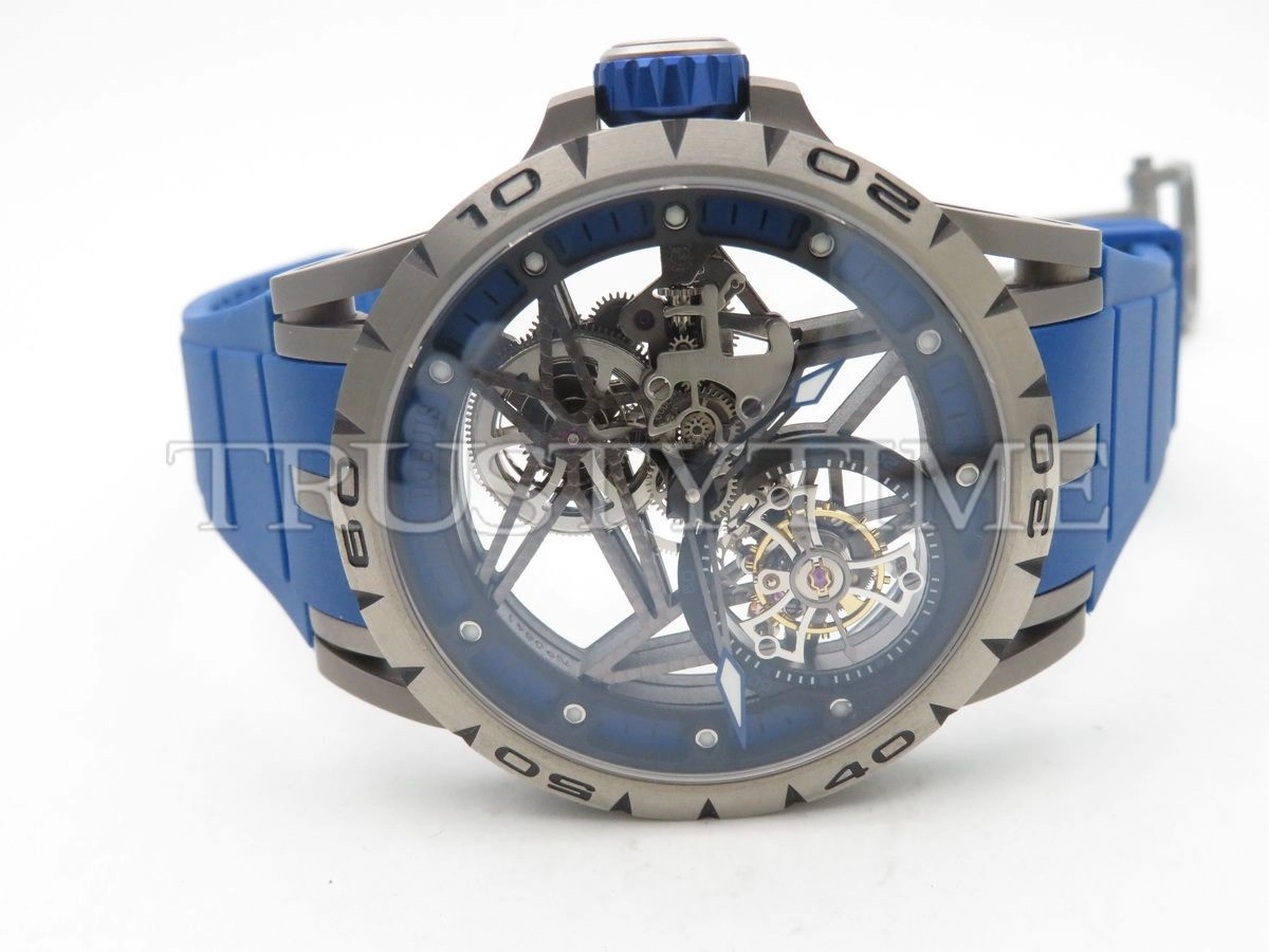 Копия часов Roger Dubuis Excalibur Spider Skeleton Flying Tourbillon 45mm RDDBEX0546 Арт.RG-0428