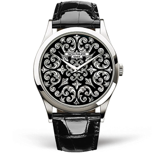 Копия часов Patek Philippe Calatrava Volutes & Arabesques 38mm 5088P-001 Арт.PP-0385