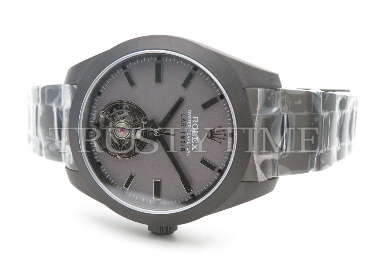 Копия часов Rolex Milgauss Label Noir Tourbillon 43mm Арт.RX-1411