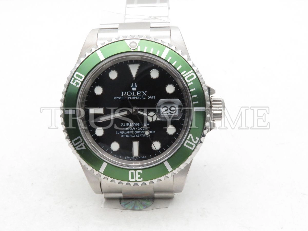 Копия часов Rolex Submariner “Kermit” 40mm 16610LV Арт.RX-1921