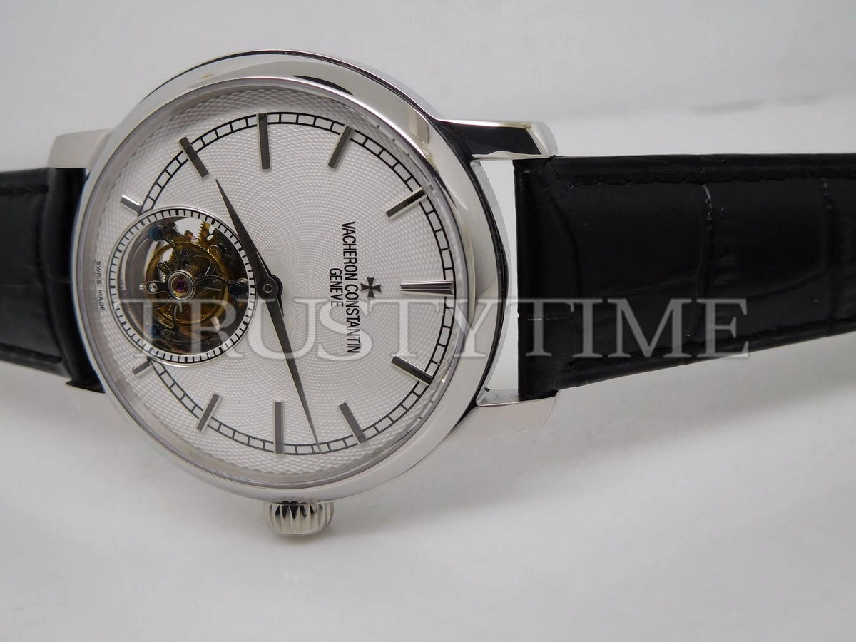 Копия часов Vacheron Constantin Traditionnelle Tourbillon 44mm 6500T/000P-9949 Арт.VC-0225