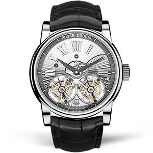 Копия часов Roger Dubuis Hommage Double Flying Tourbillon 45mm RDDBHO0575 Арт.RG-0474