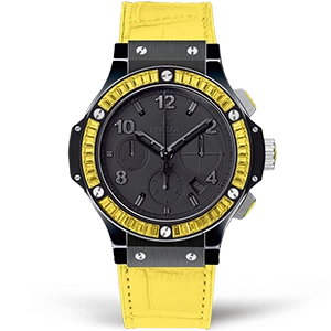 Копия часов Hublot Big Bang Black Tutti Frutti Black Lemon 41mm 341.CY.1110.LR.1911 Арт.HB-1055