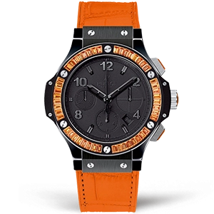 Копия часов Hublot Big Bang Black Tutti Frutti Black Orange 41mm 341.CO.1110.LR.1906 Арт.HB-1056