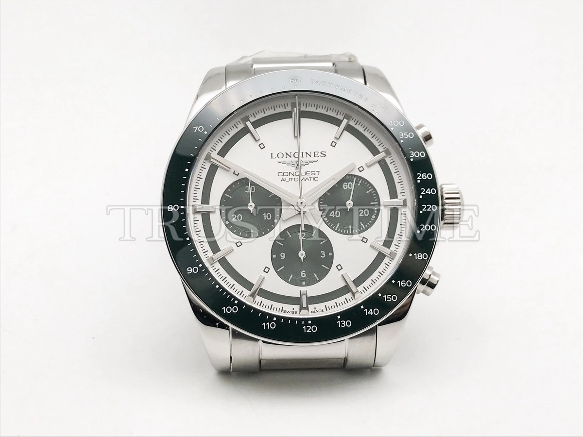 Копия часов Longines Conquest Chronograph 42 L3.835.4.02.6 Арт.LN-0422