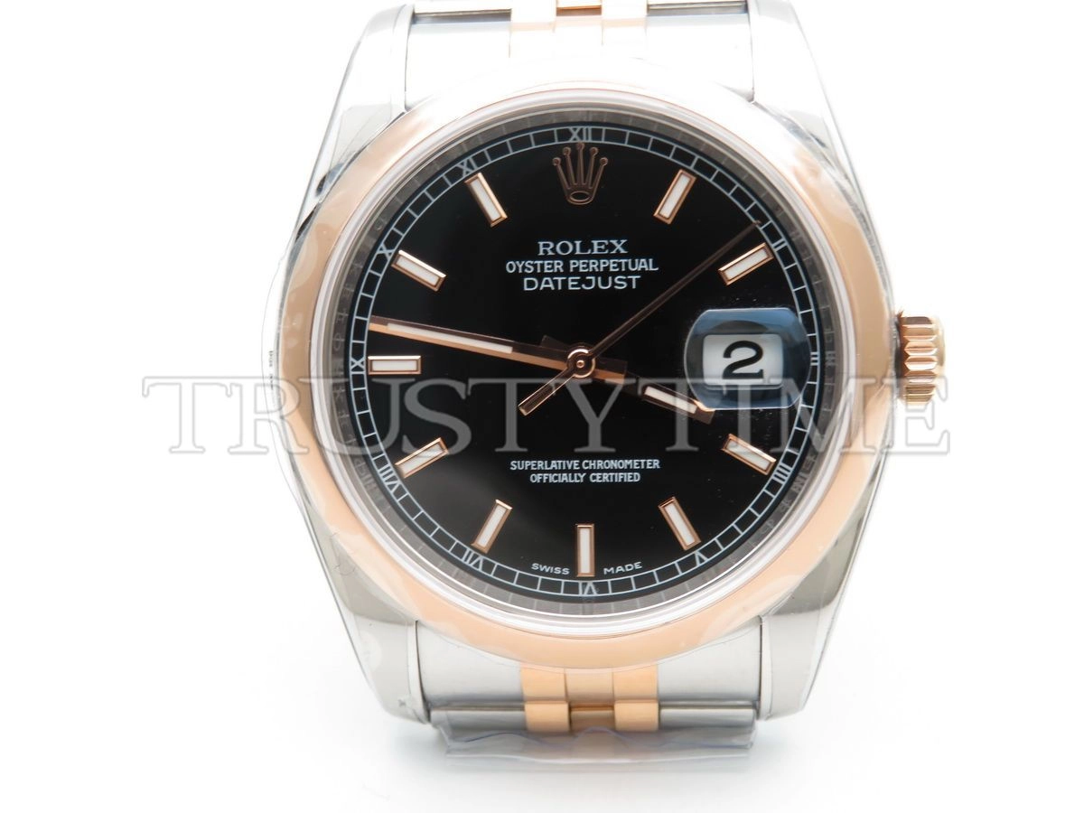 Копия часов Rolex DateJust 36mm 116201-0075 Арт.RX-0393