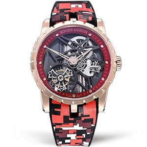 Копия часов Roger Dubuis Excalibur Skeleton Flying Tourbillon Арт.RG-0446
