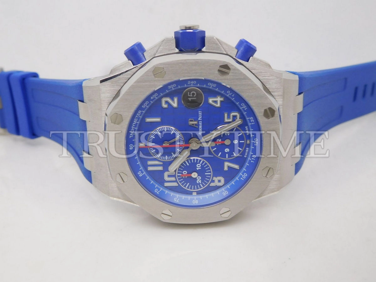 Копия часов Audemars Piguet Royal Oak Offshore Chronograph Indigo Blue SIHH 2018 26470ST.OO.A030CA.01 Арт.AP-0850