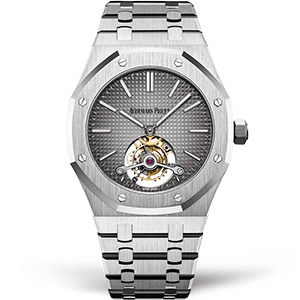 Копия часов Audemars Piguet Royal Oak Tourbillon Extra-Thin Openworked 26510PT.OO.1220PT.01 Арт.AP-0485