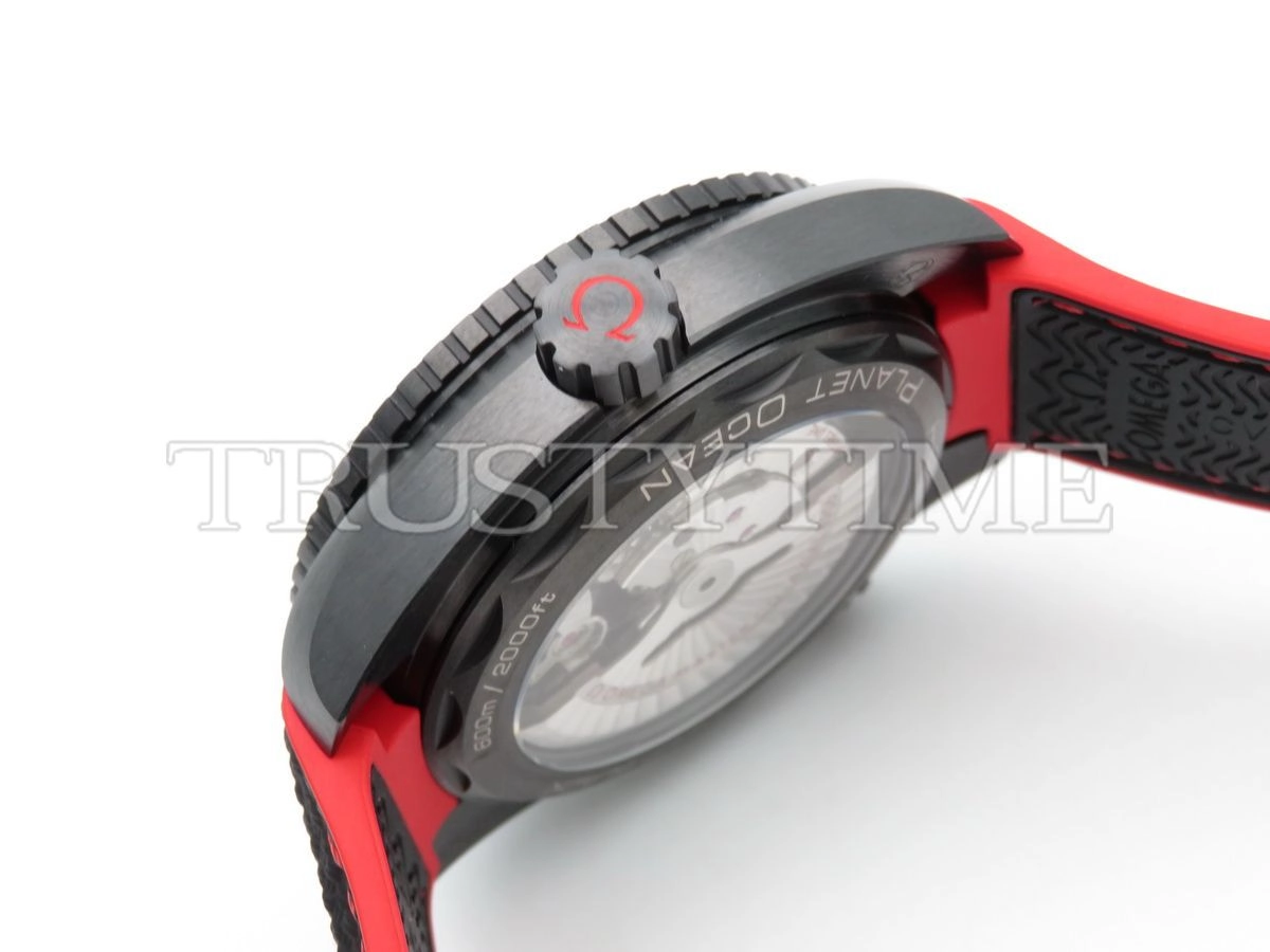 Копия часов Omega Seamaster Planet Ocean 600m Co‑Axial Master Chronometer GMT Deep Black 45,5mm 215.92.46.22.01.003 Арт.OM-0651