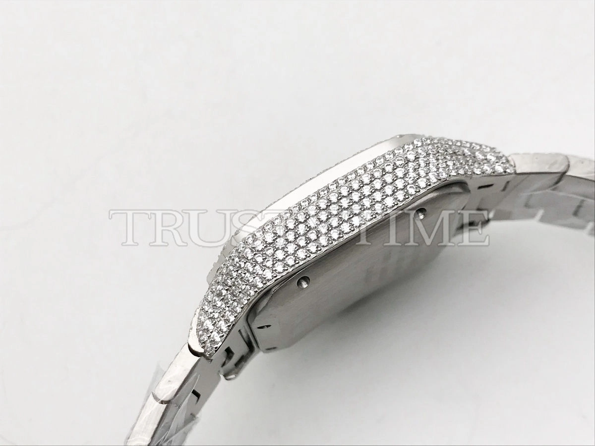 Копия часов Cartier Santos De Cartier 40 WSSA0018 Diamonds Арт.CR-0927