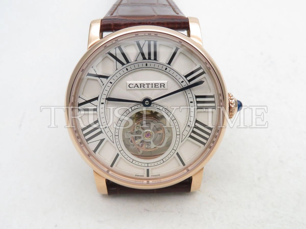 Копия часов Cartier Rotonde de Cartier Flying Tourbillon 40 W1556215 Арт.CR-0732