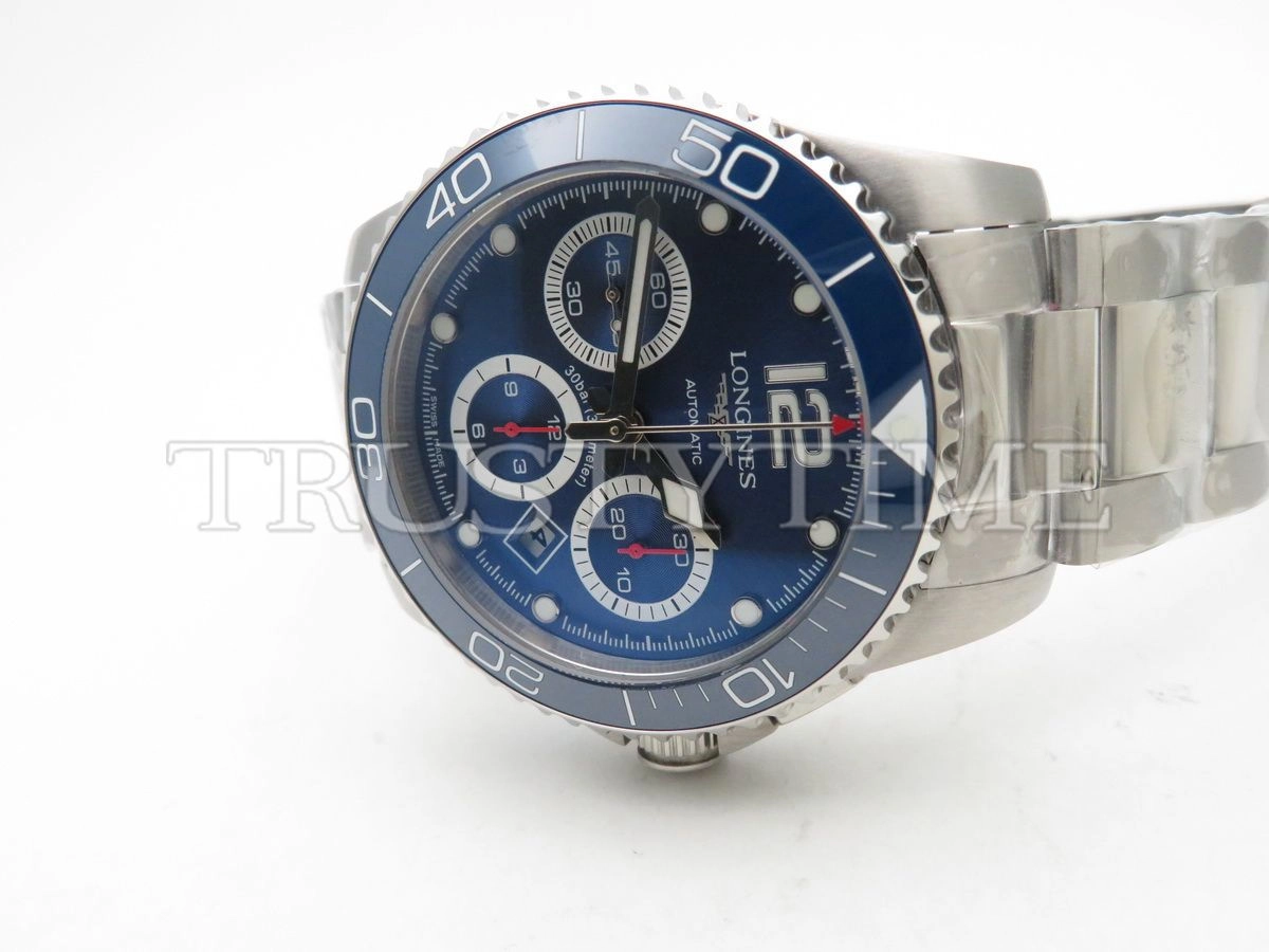 Копия часов Longines Sport Hydroconquest Automatic Chronograph 43mm L3.883.4.96.6 Арт.LN-0268