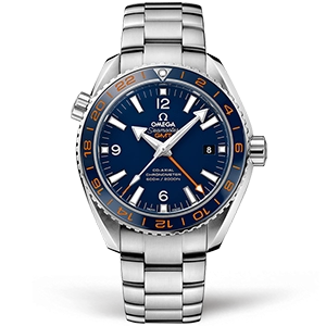 Копия часов Omega Seamaster Planet Ocean 600m Co‑Axial Master Chronometer GMT GoodPlanet 43.5mm 232.30.44.22.03.001 Арт.OM-0653