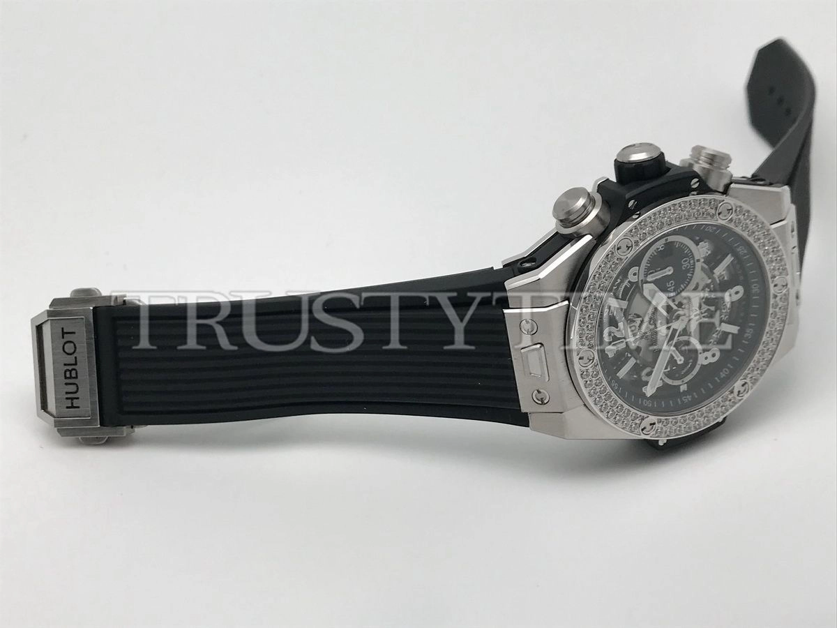 Копия часов Hublot Big Bang Unico Titanium Diamonds 44mm 421.NX.1170.RX.1104 Арт.HB-0962