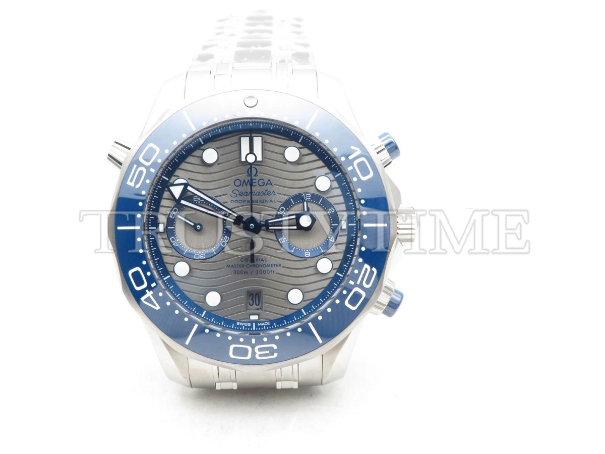 Копия часов Omega Seamaster Diver 300m Co‑Axial Master Chronometer Chronograph 44mm 210.30.44.51.06.001 Арт.OM-0823
