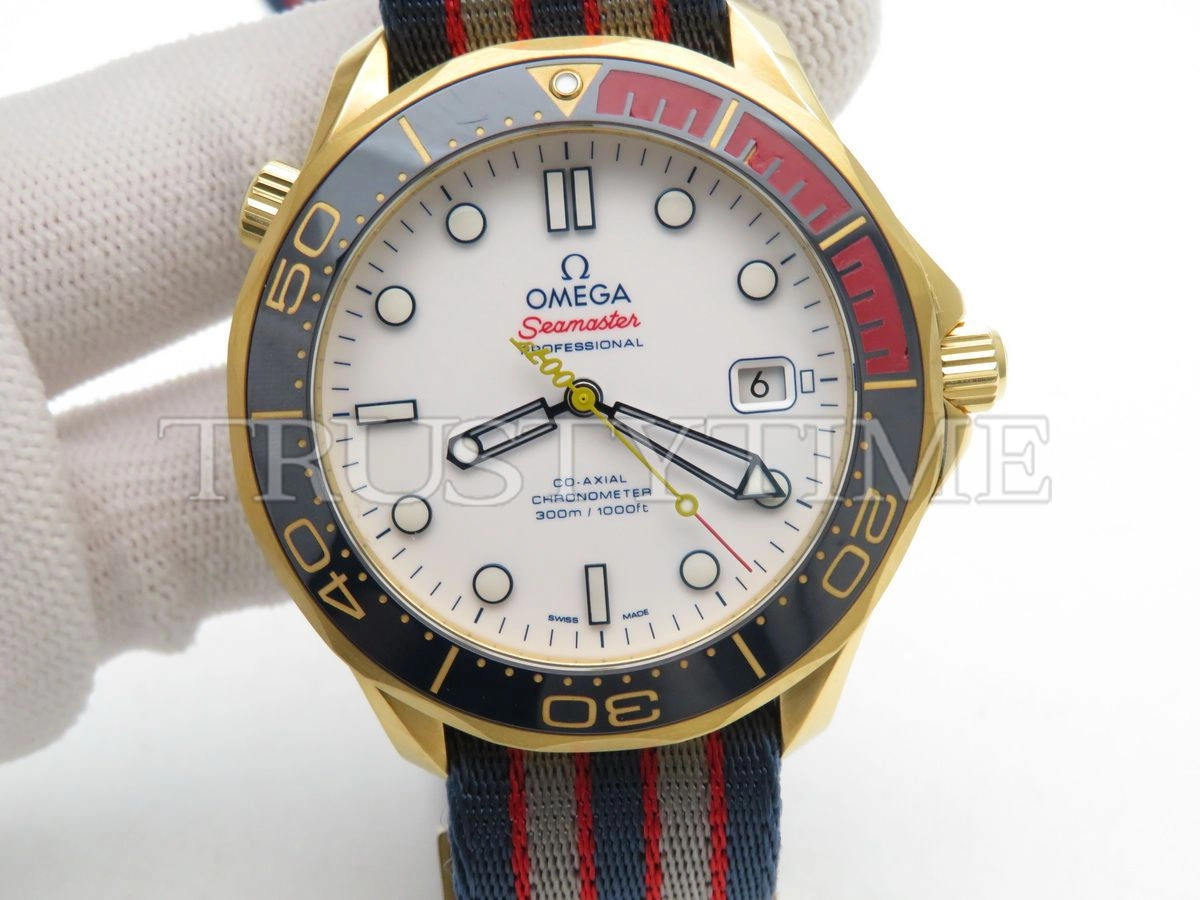Копия часов Omega Seamaster Diver 300m Co‑Axial Chronometer Commanders’ Watch 41mm 212.62.41.20.04.001 Арт.OM-0695