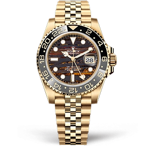 Копия часов Rolex GMT Master II Tiger Iron 40mm 126718GRNR-0002 Арт.RX-3536