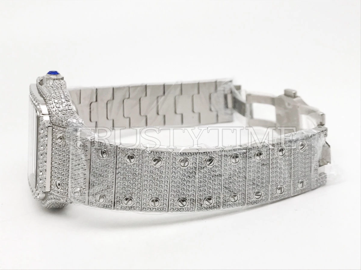 Копия часов Cartier Santos De Cartier 40 WSSA0018 Diamonds Арт.CR-0934