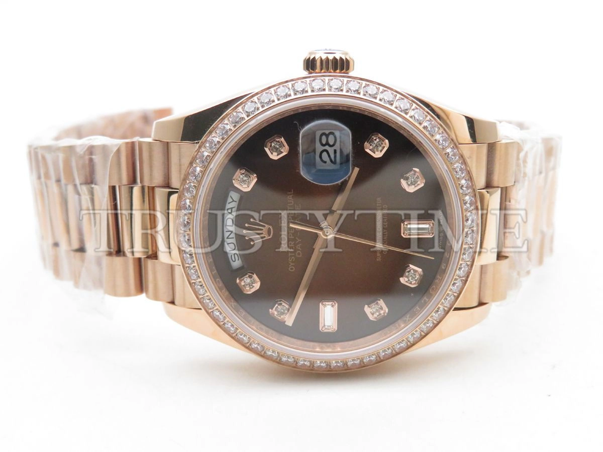 Копия часов Rolex Day-Date 36mm 128345RBR-0040 Арт.RX-1047
