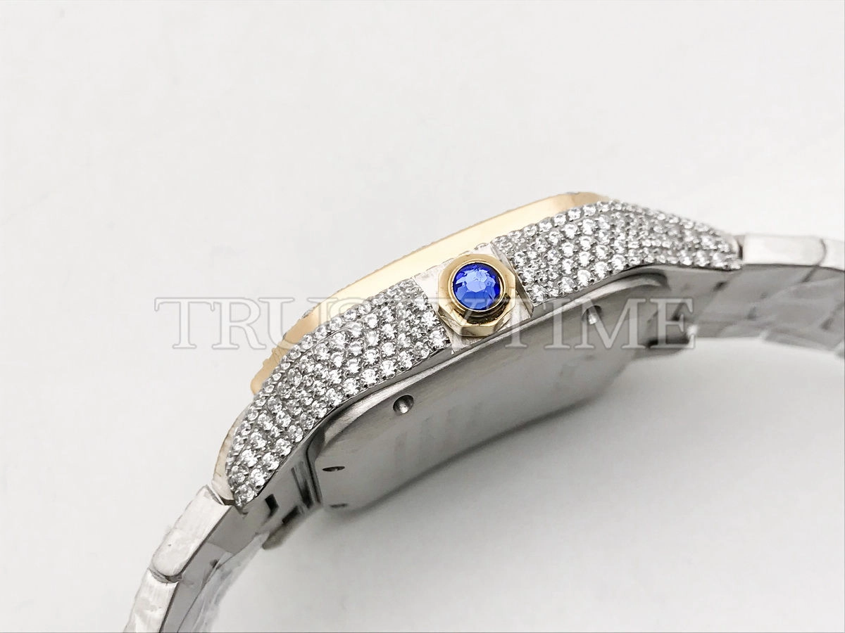Копия часов Cartier Santos De Cartier 40 W2SA0009 Diamonds Арт.CR-0937