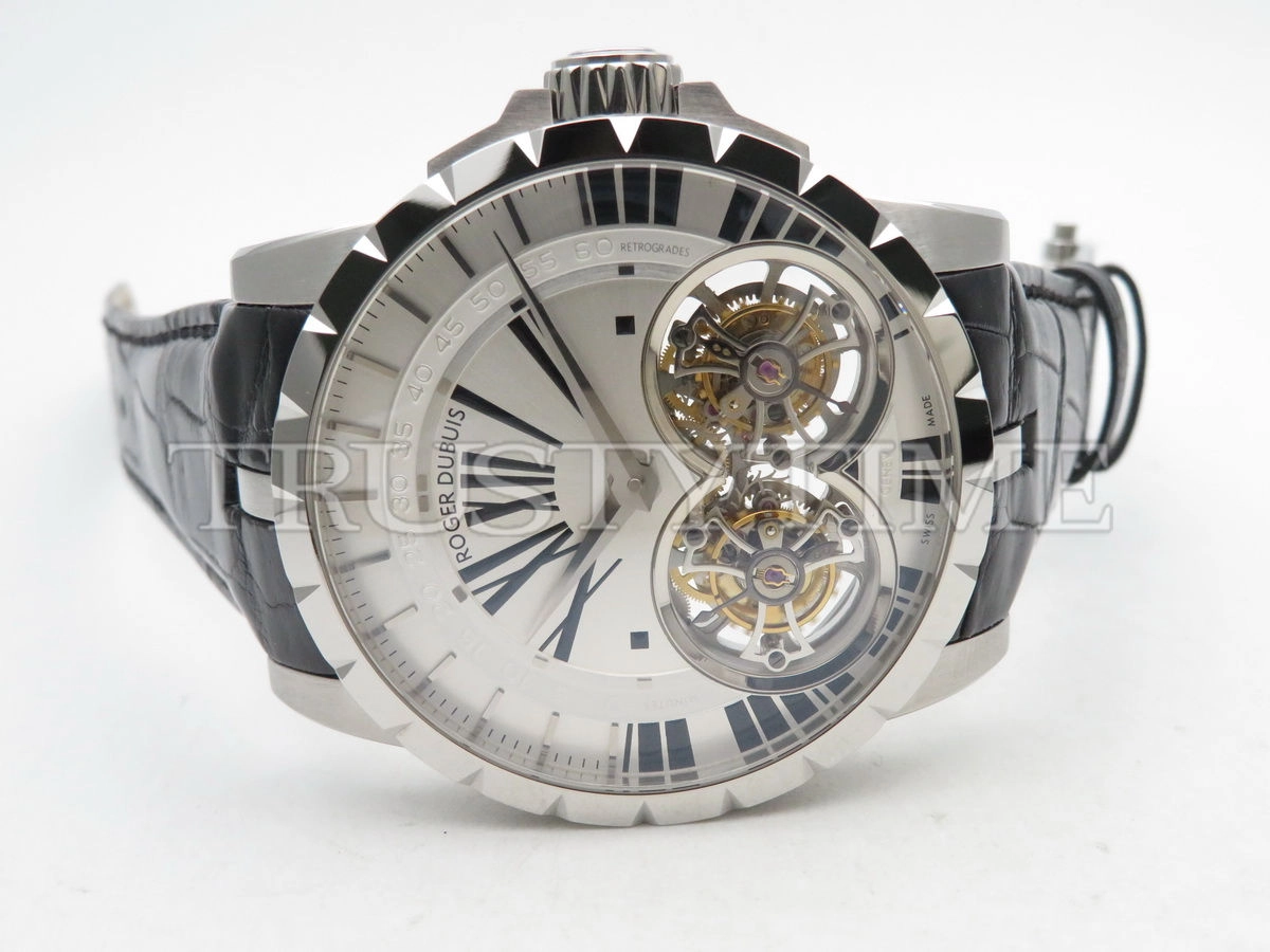 Копия часов Roger Dubuis Excalibur Double Flying Tourbillon 45mm RDDBEX0250 Арт.RG-0417