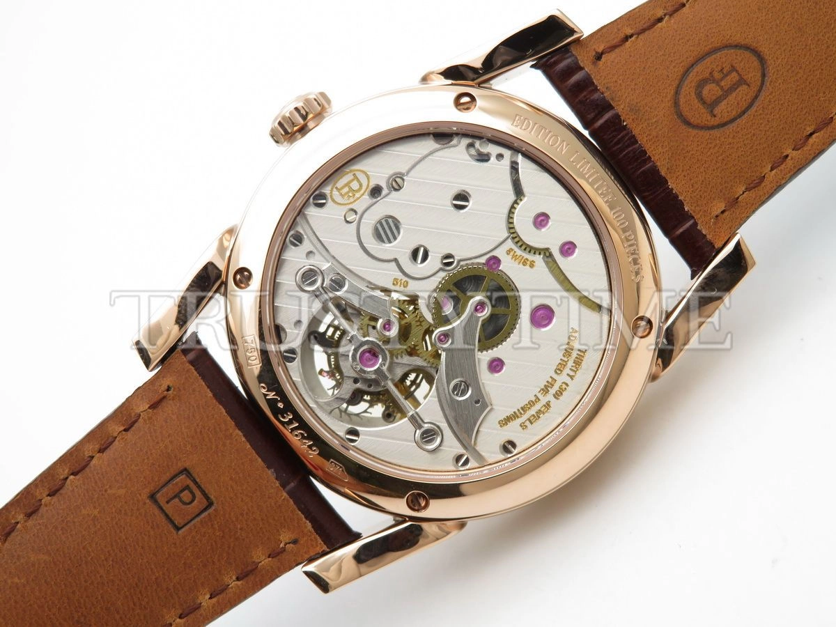 Копия часов Parmigiani Fleurier Tonda Tourbillon Rose Gold Silver PFH251-1000100-HA1241 Арт.PF-0634