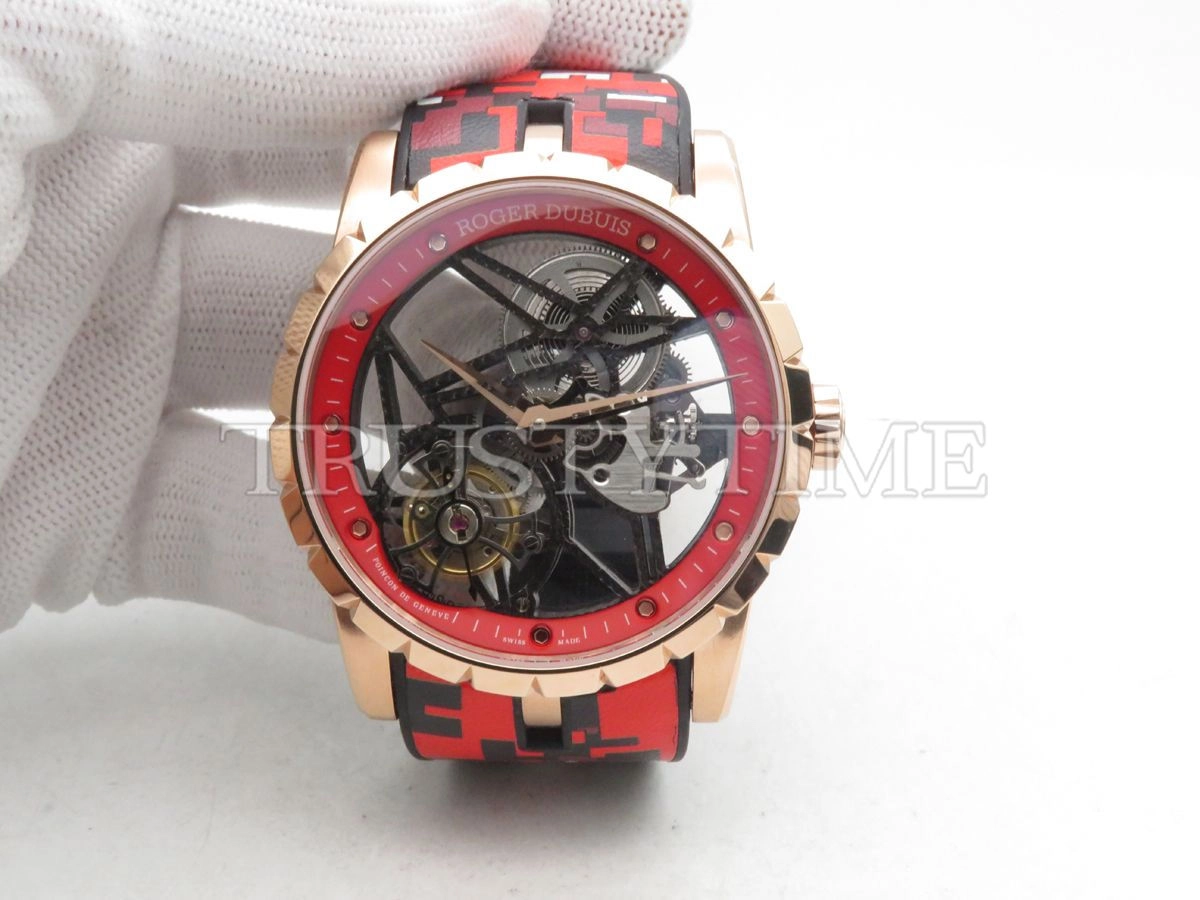 Копия часов Roger Dubuis Excalibur Skeleton Flying Tourbillon Арт.RG-0446