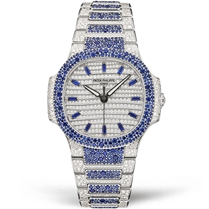 Копия часов Patek Philippe Nautilus Haute Joaillerie 35mm 7118-1451G-001 Арт.PP-0824