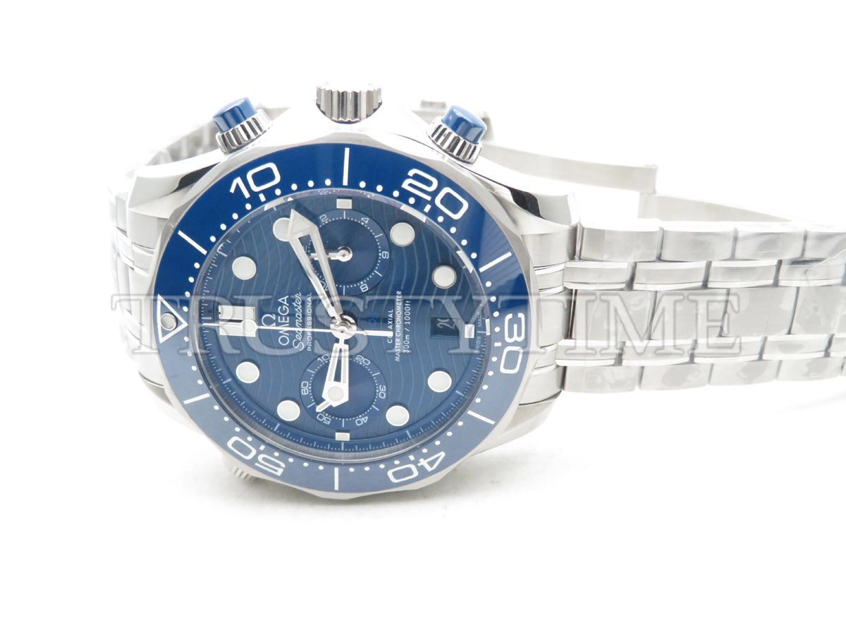 Копия часов Omega Seamaster Diver 300m Co‑Axial Master Chronometer Chronograph 44mm 210.30.44.51.03.001 Арт.OM-0824