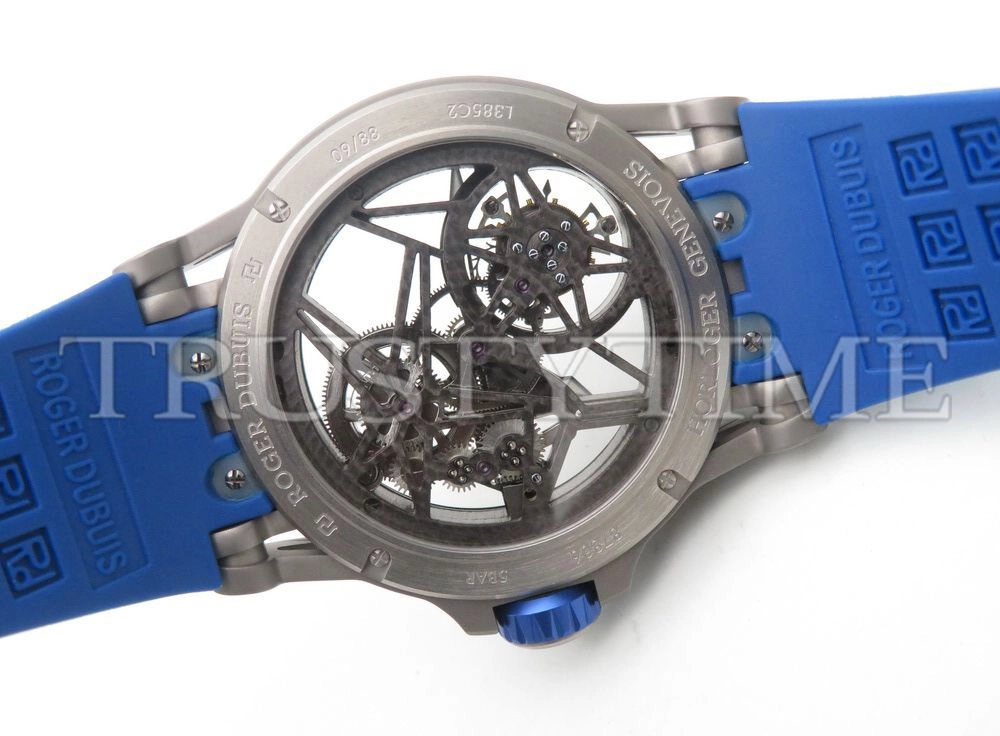 Копия часов Roger Dubuis Excalibur Spider Skeleton Flying Tourbillon 45mm RDDBEX0546 Арт.RG-0428