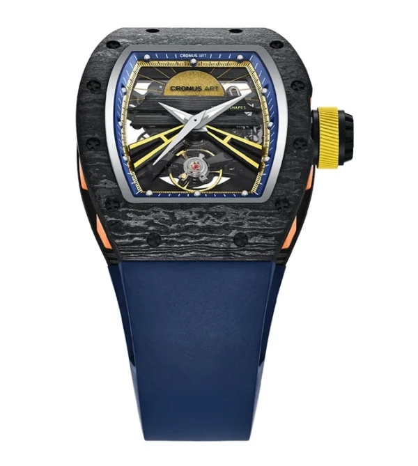 Копия часов CronusArt NTPT Carbon Fiber Watch CM36-001 Арт.CA-0450