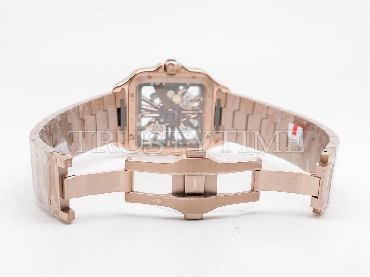 Копия часов Cartier Santos de Cartier Large Skeleton 40mm WHSA0016 Арт.CR-0988