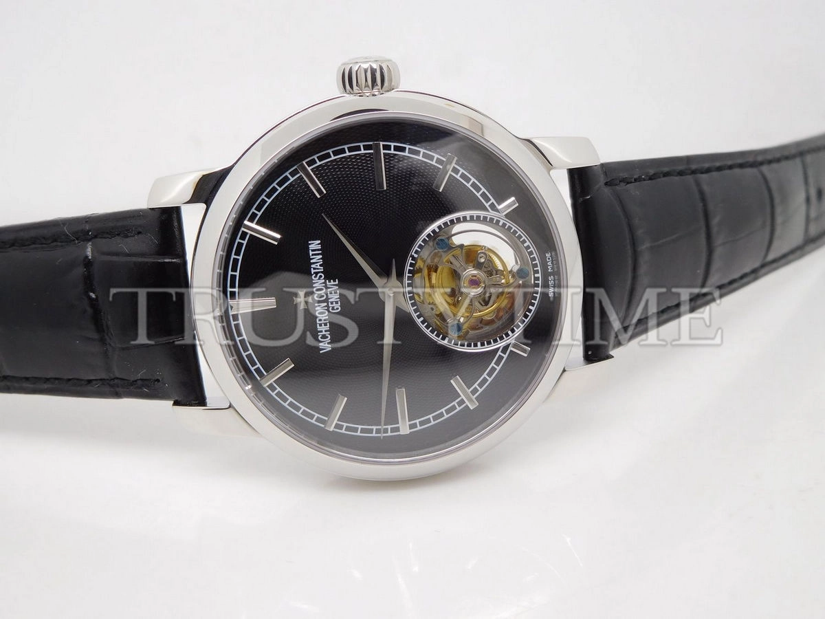 Копия часов Vacheron Constantin Traditionnelle Tourbillon 44mm 6500T/000P-B100 Арт.VC-0226