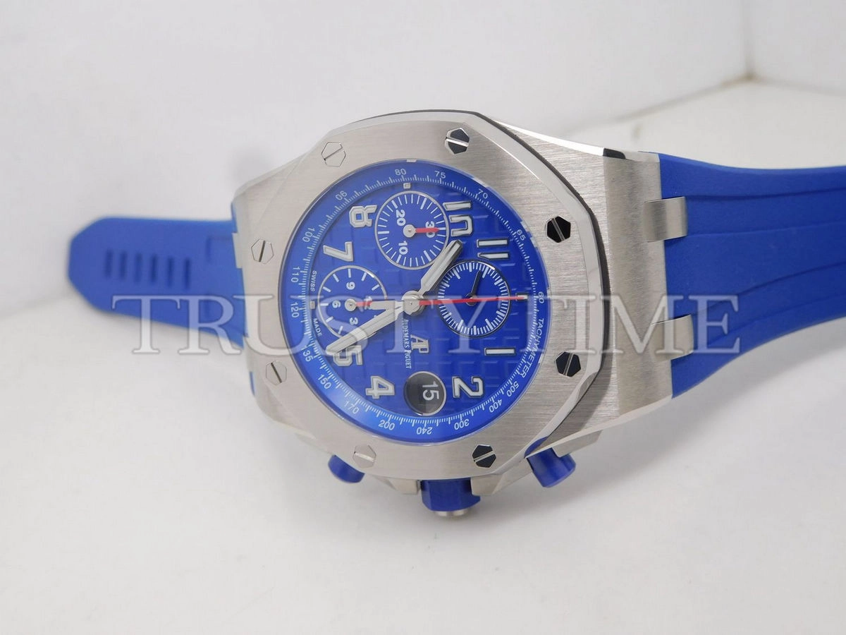 Копия часов Audemars Piguet Royal Oak Offshore Chronograph Indigo Blue SIHH 2018 26470ST.OO.A030CA.01 Арт.AP-0850