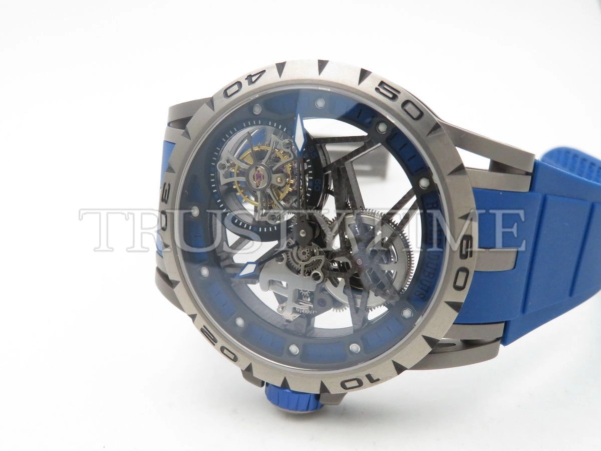 Копия часов Roger Dubuis Excalibur Spider Skeleton Flying Tourbillon 45mm RDDBEX0546 Арт.RG-0428