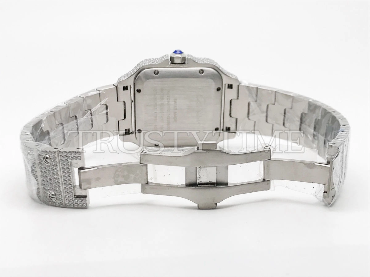 Копия часов Cartier Santos De Cartier 40 WSSA0018 Diamonds Арт.CR-0932