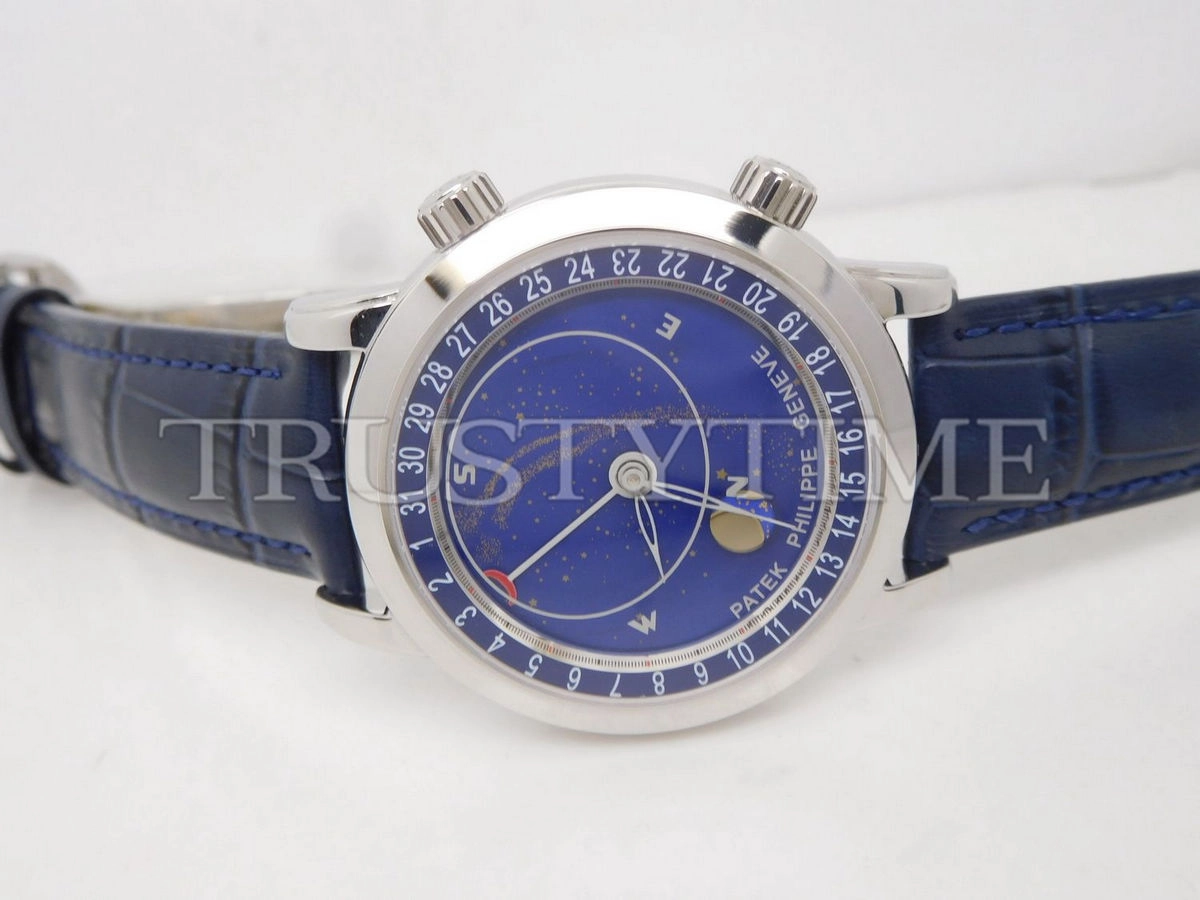 Копия часов Patek Philippe Grand Complications Celestial Sky Moon 44mm 6102P-001 Арт.PP-0445