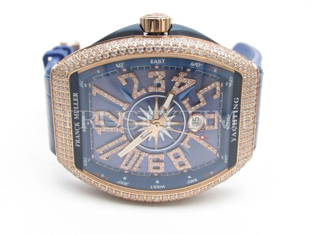Копия часов Franck Muller Vanguard Yachting V 45 SC DT D YACHTING NBR CD 5N BL (FM155B) Арт.FM-0623