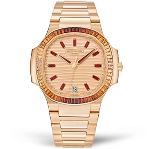 Копия часов Patek Philippe Nautilus Ladies 35mm 7118/1300R-001 Арт.PP-0813
