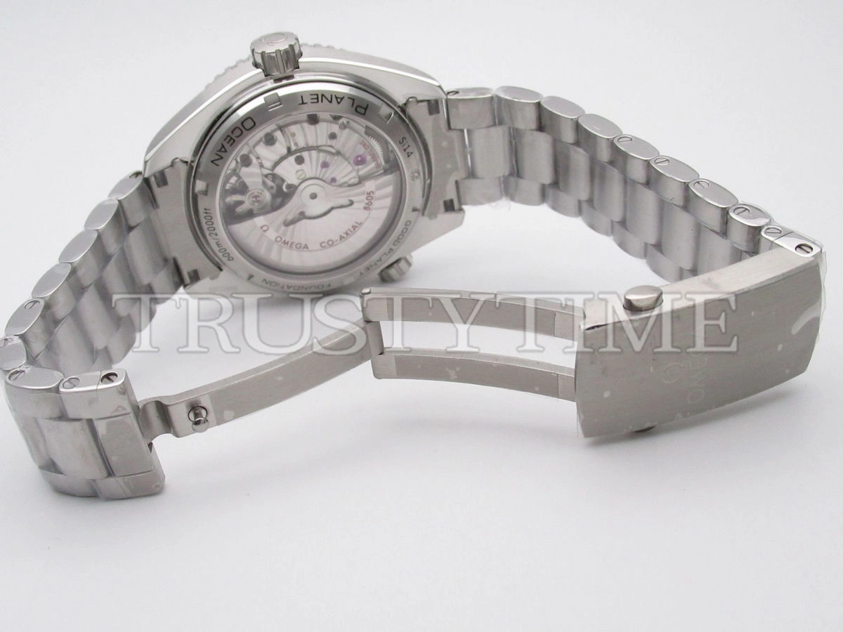 Копия часов Omega Seamaster Planet Ocean 600m Co‑Axial Master Chronometer GMT GoodPlanet 43.5mm 232.30.44.22.03.001 Арт.OM-0653