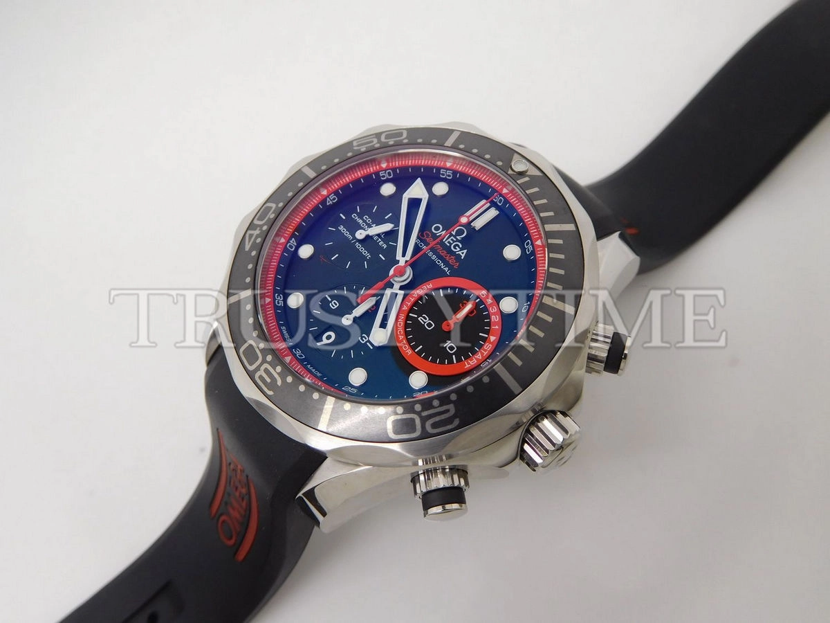 Копия часов Omega Seamaster Diver 300m Co‑Axial Regatta Chronograph 44mm 212.32.44.50.01.001 Арт.OM-0710
